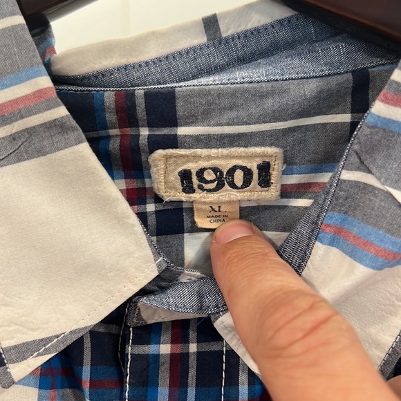 1901 Long Sleeve Button Down Shirt - Picture 2 of 4